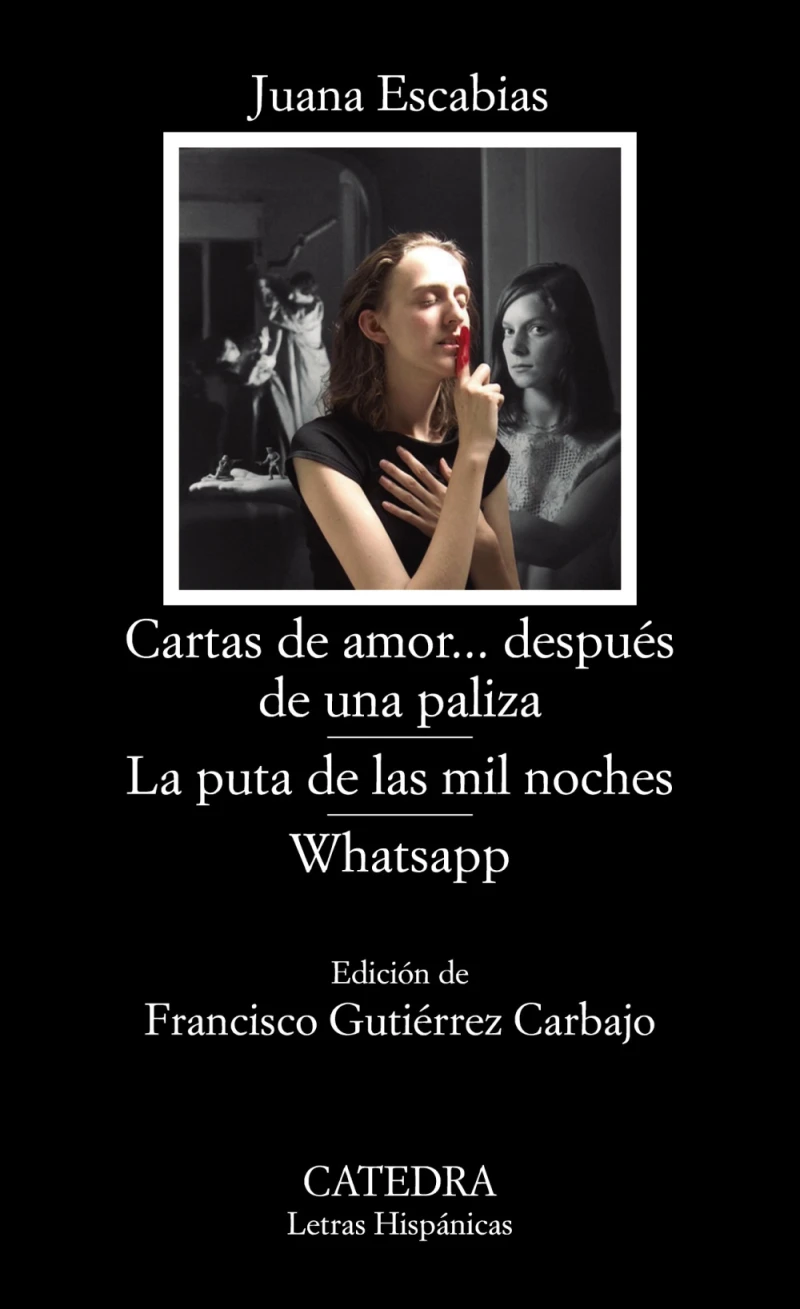 Portada: Cartas de amor... después de una paliza; La puta de las mil noches; WhatsApp