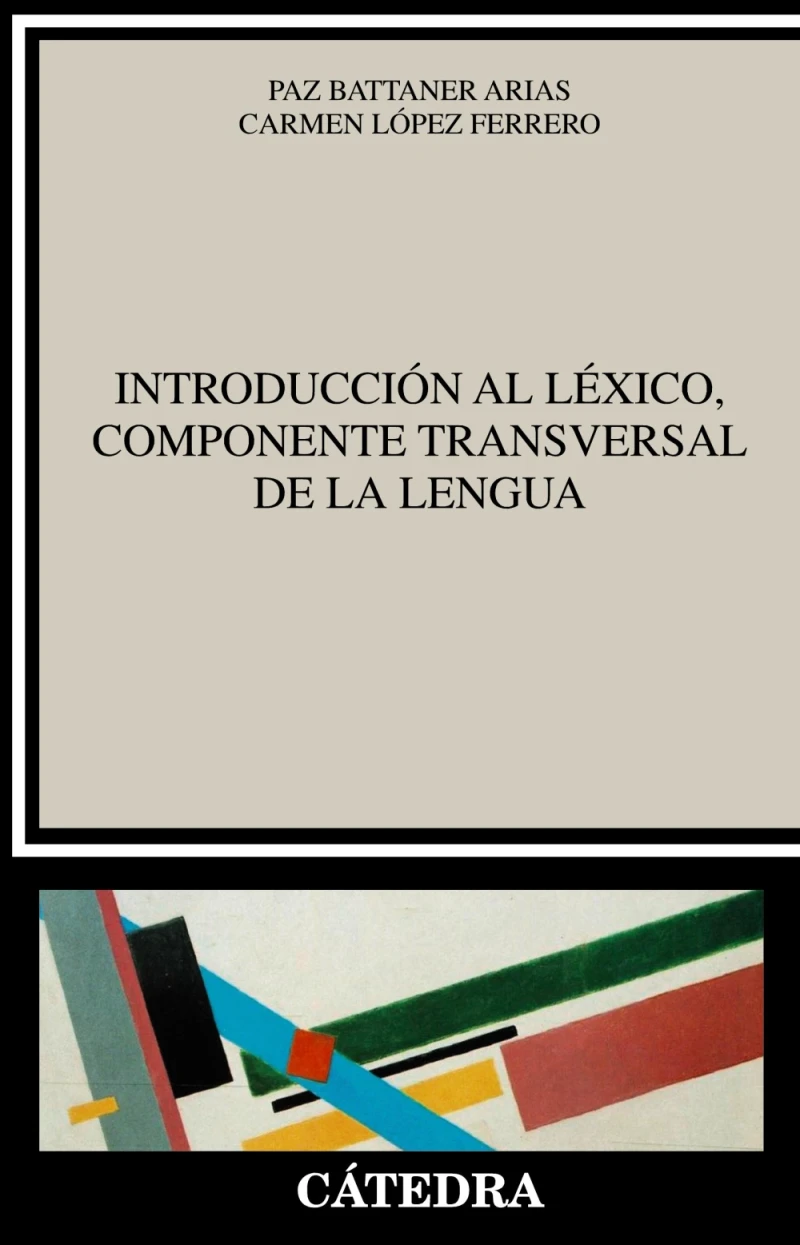 Portada: Introducción al léxico, componente transversal de la lengua