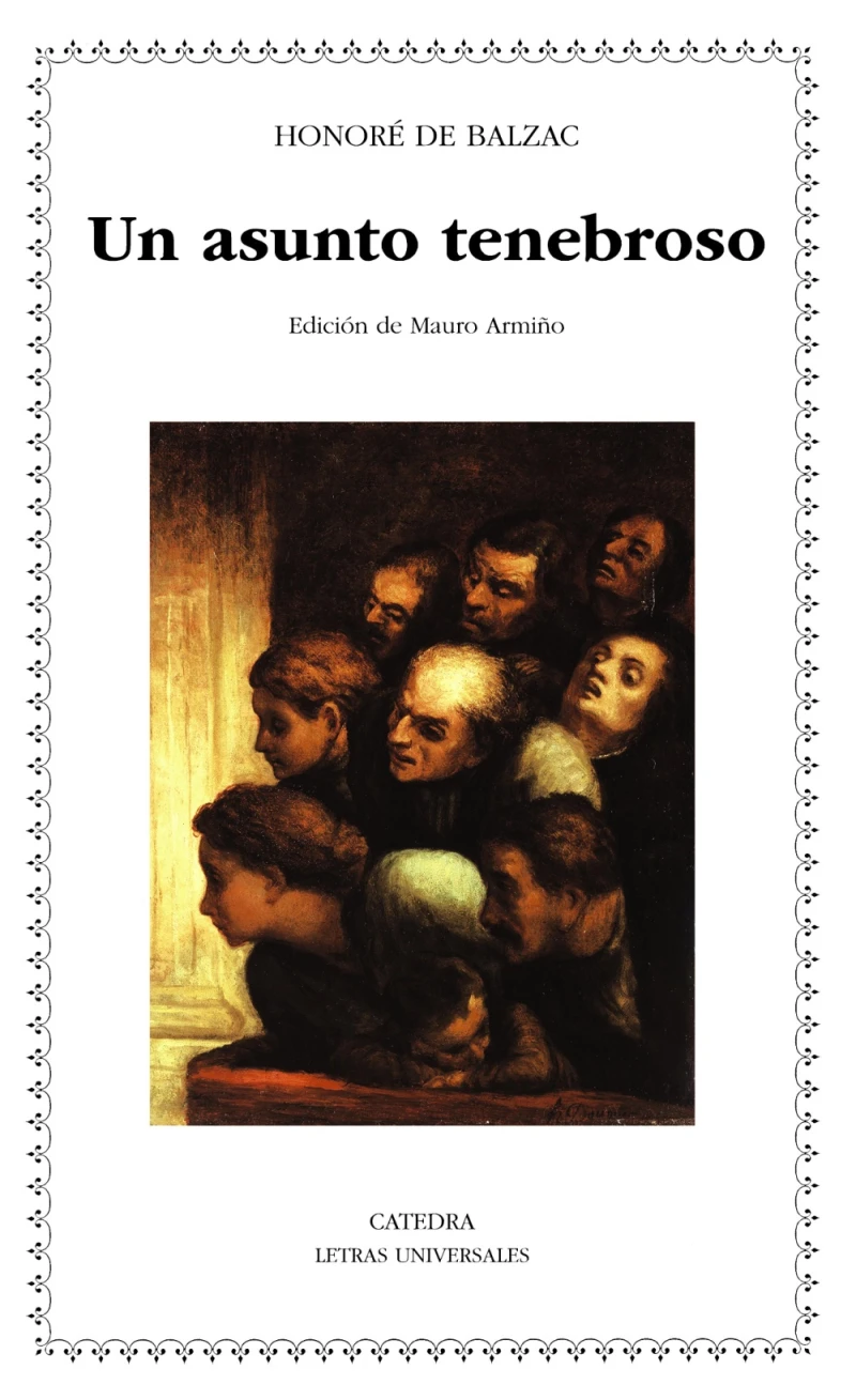 Portada: Un asunto tenebroso