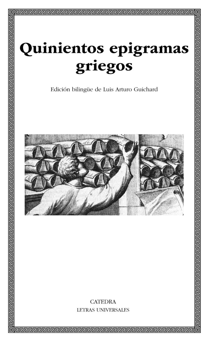 Portada: Quinientos epigramas griegos