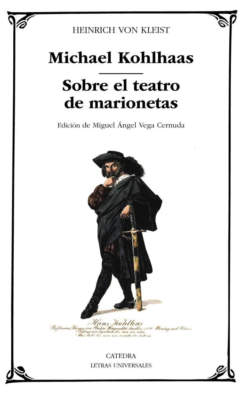 Portada: Michael Kohlhaas; Sobre el teatro de marionetas