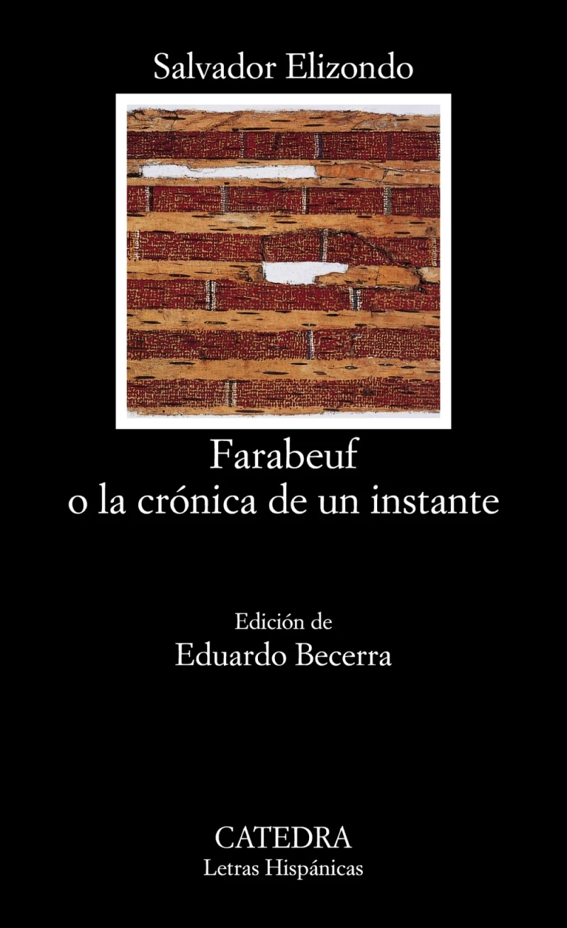 Portada: Farabeuf o la crónica de un instante