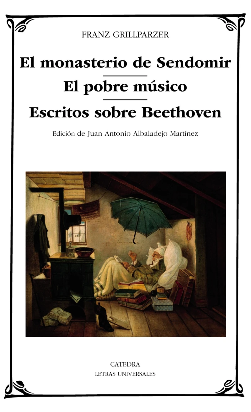 Portada: El monasterio de Sendomir; El pobre músico; Escritos sobre Beethoven