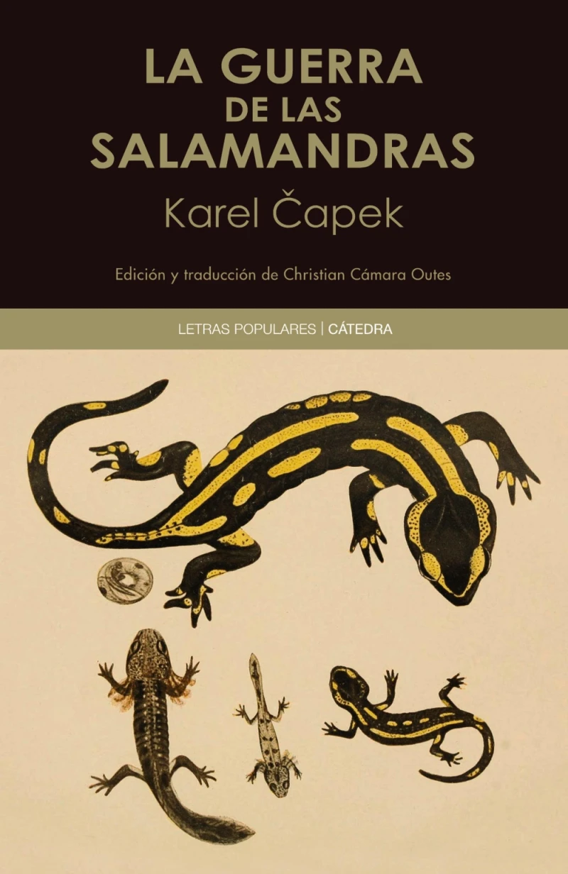 Portada: La guerra de las salamandras