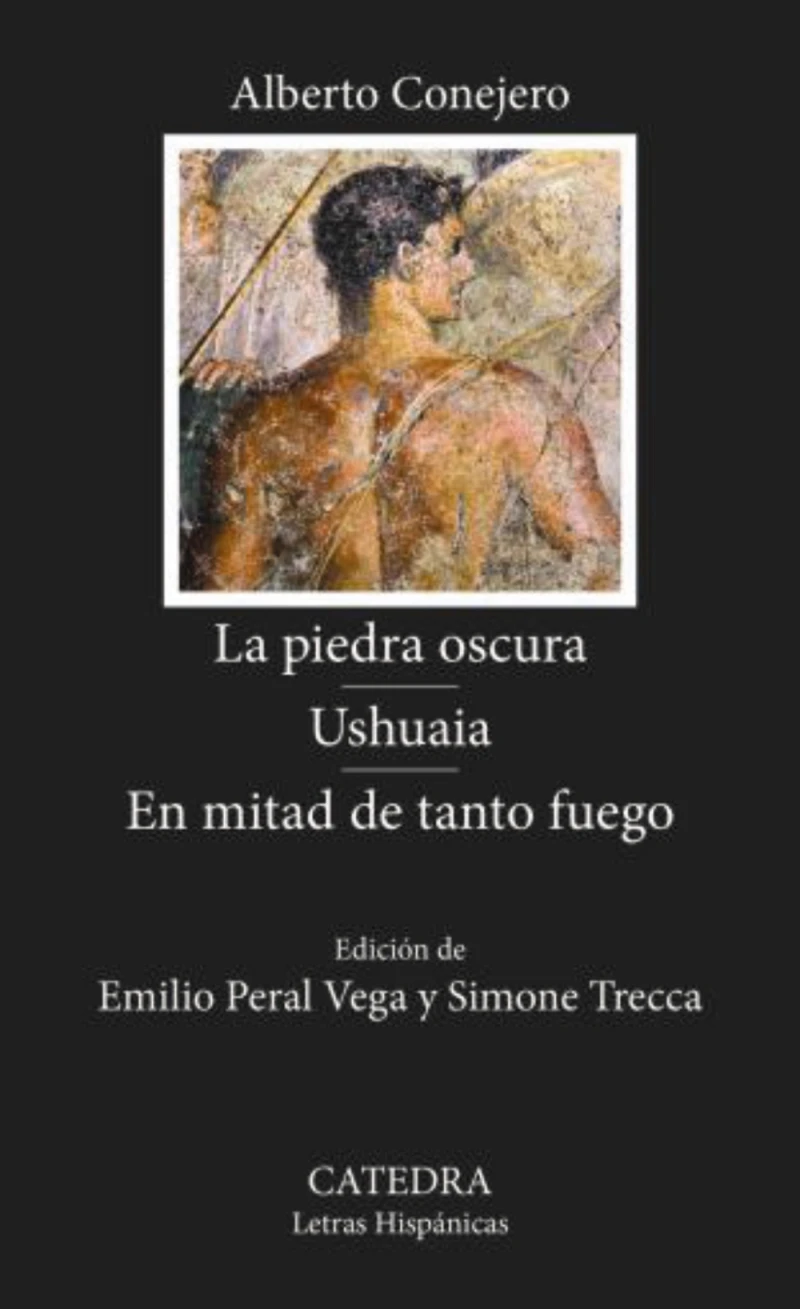 Portada: La piedra oscura. Ushuaia. En mitad de tanto fuego