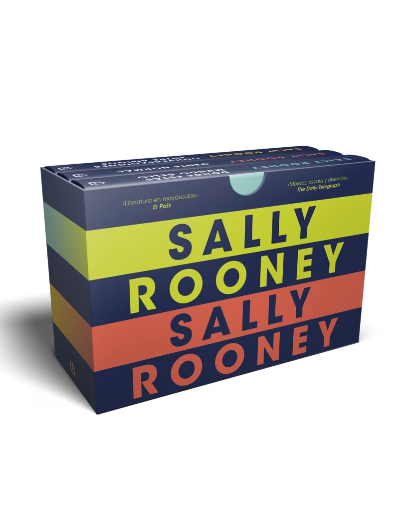 Portada: Estuche Sally Rooney (contiene: Gente normal | Conversaciones entre amigos | Dónde estás, mundo bello)