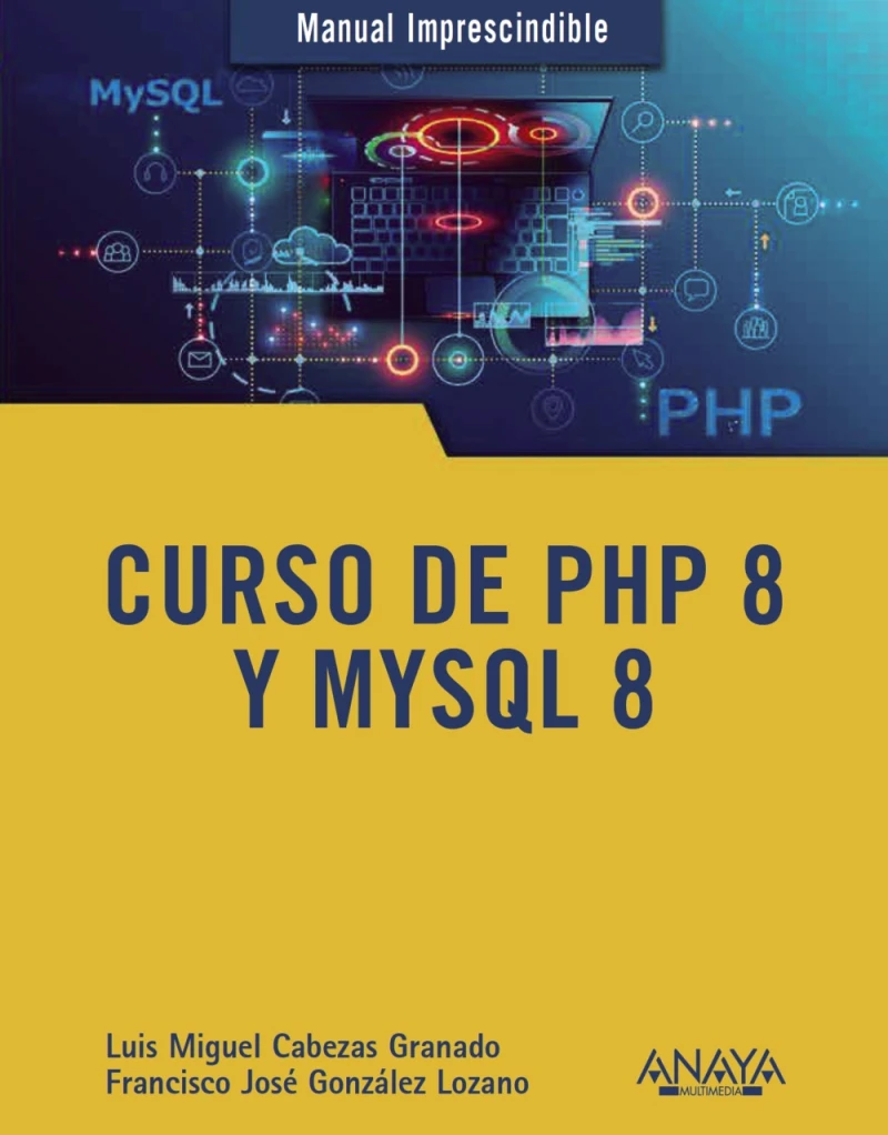 Portada: Curso de PHP 8 y MySQL 8