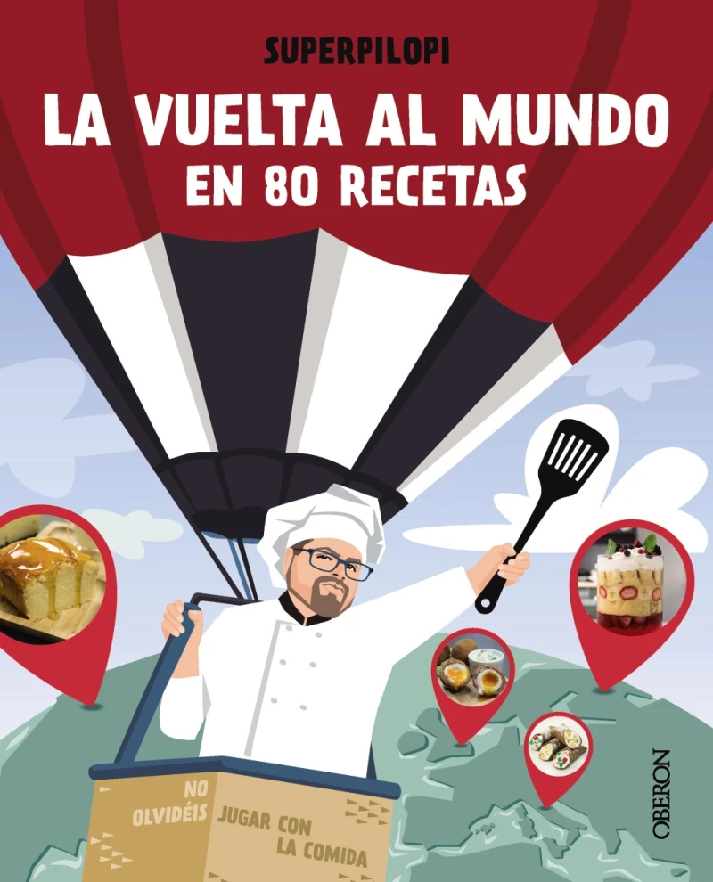 Portada: La vuelta al mundo en 80 recetas