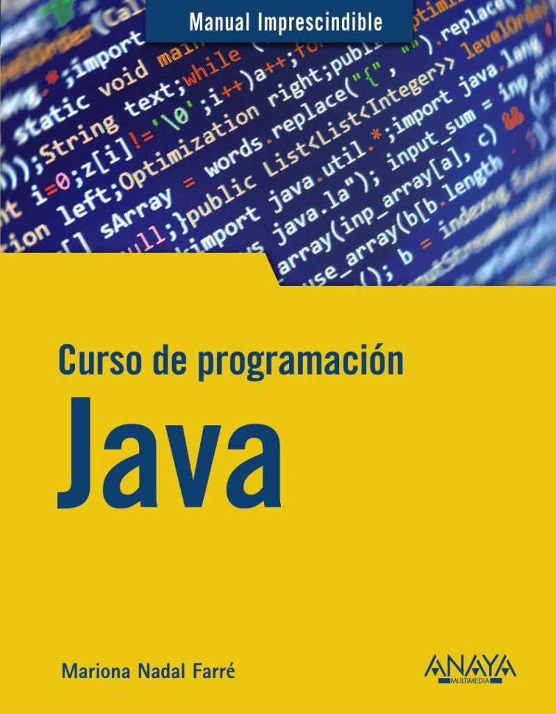 Portada: Curso de programación Java