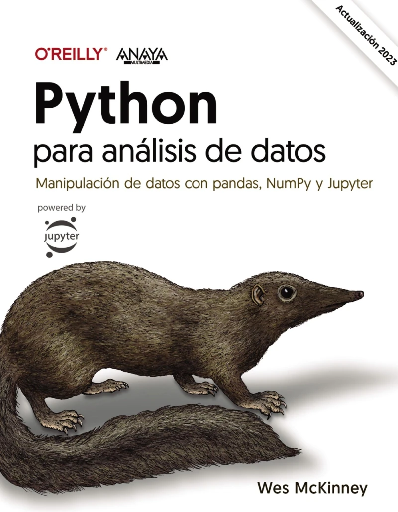 Portada: Python para análisis de datos
