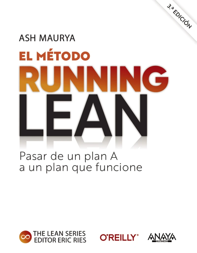 Portada: El método Running Lean. Tercera edición