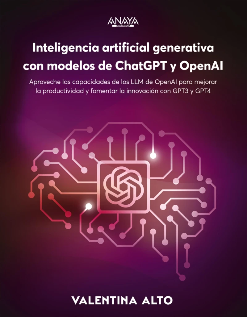 Portada: Inteligencia artificial generativa con modelos de ChatGPT y OpenAI