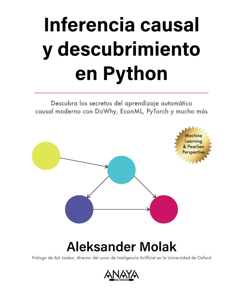 Portada: Inferencia y descubrimiento causal en Python
