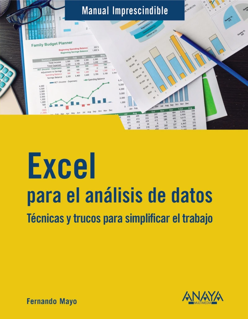 Portada: Excel para el análisis de datos