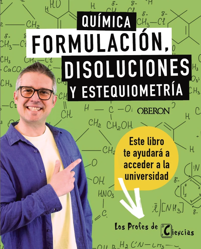 Portada: Química. Formulación, disoluciones y estequiometría