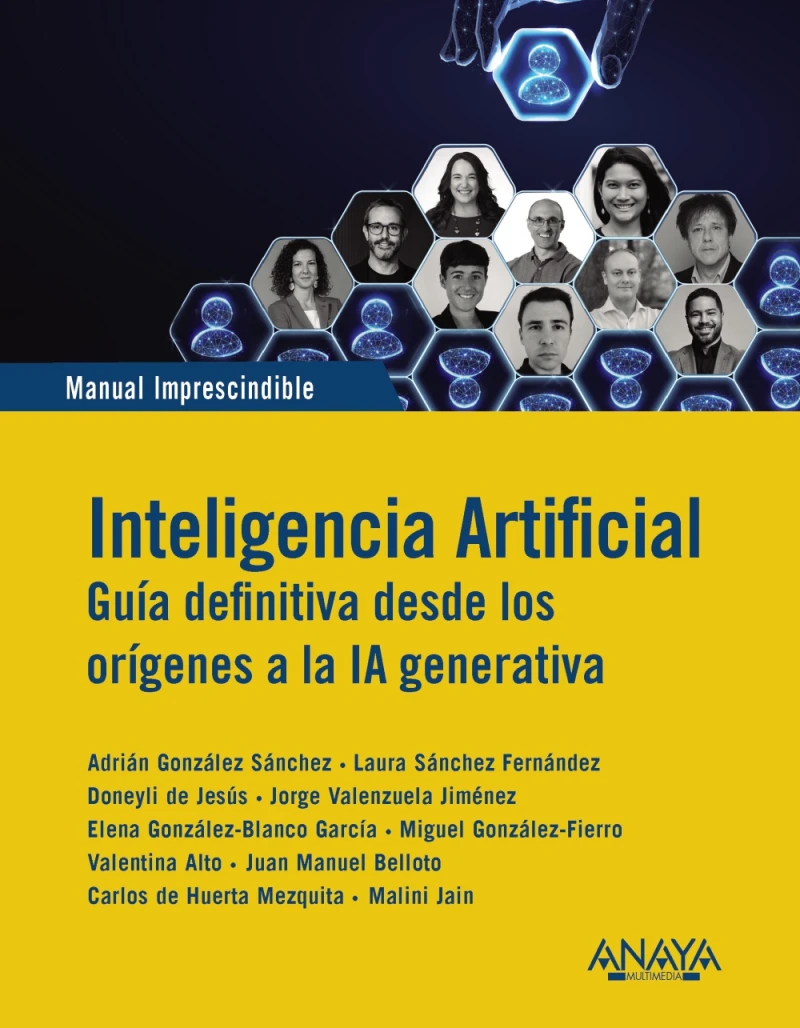 Portada: Inteligencia Artificial. Guia definitiva desde los orígenes a la IA generativa