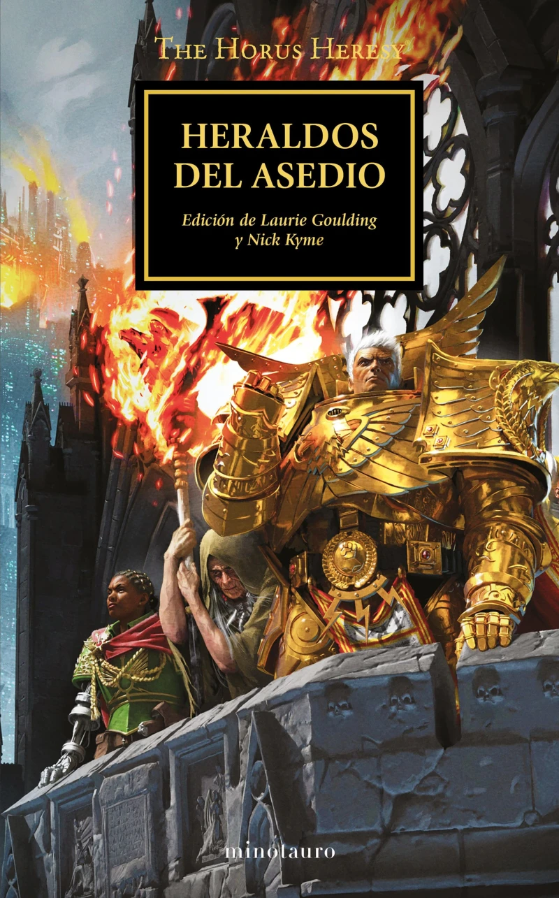 Portada: The Horus Heresy nº 52/54 Heraldos del asedio