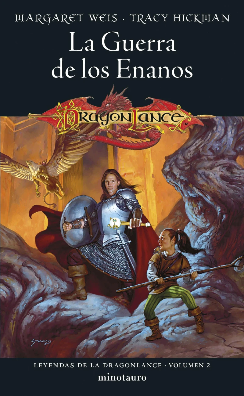 Portada: Leyendas de la Dragonlance nº 02/03 La Guerra de los enanos
