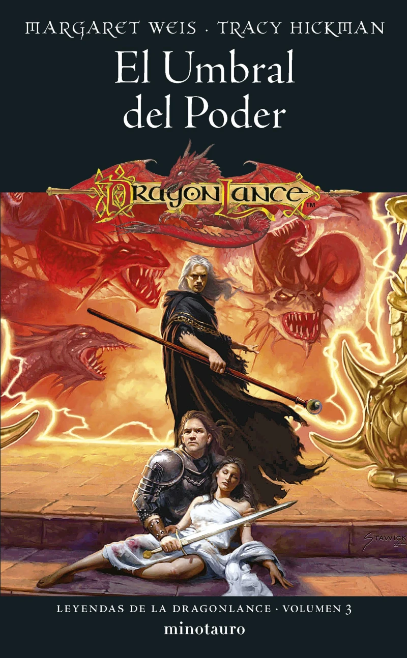 Portada: Leyendas de la Dragonlance nº 03/03 El umbral del poder