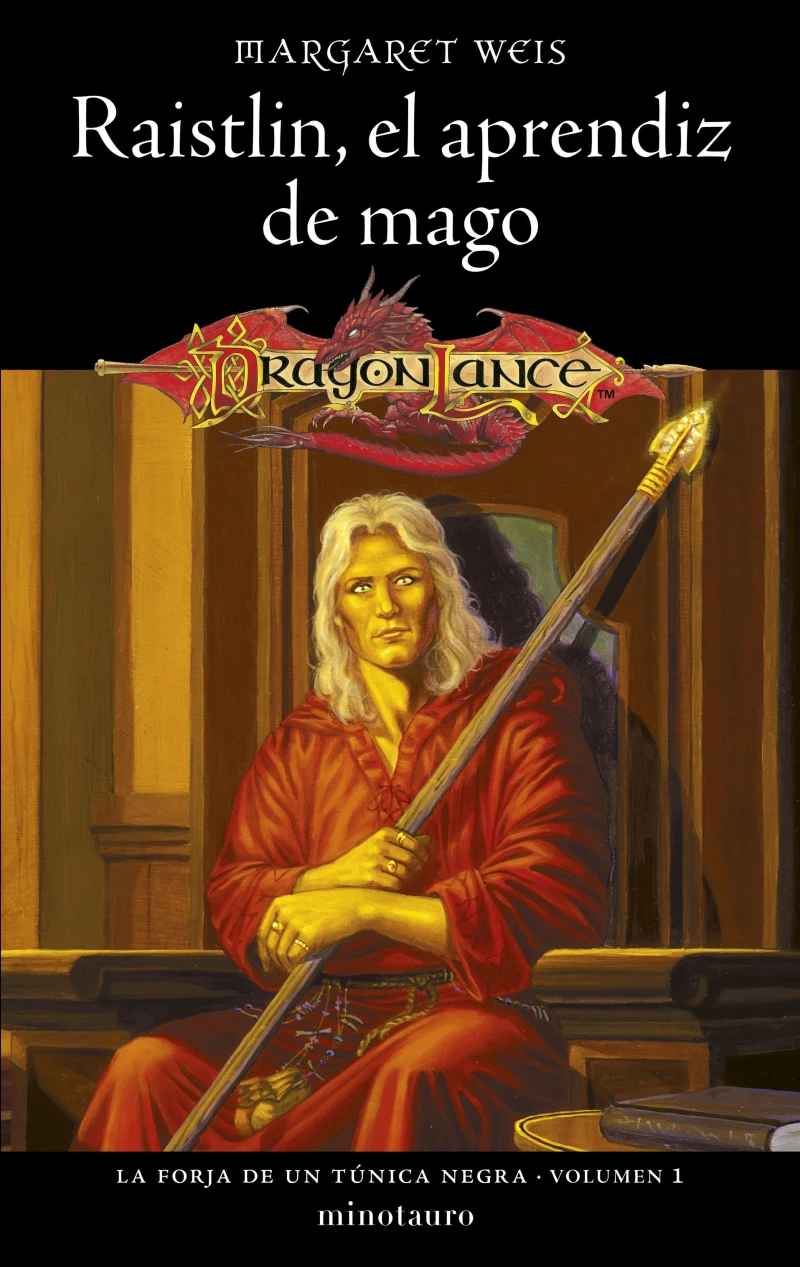 Portada: La forja de un Túnica Negra nº 01/02 Raistlin El aprendiz de mago (NE)
