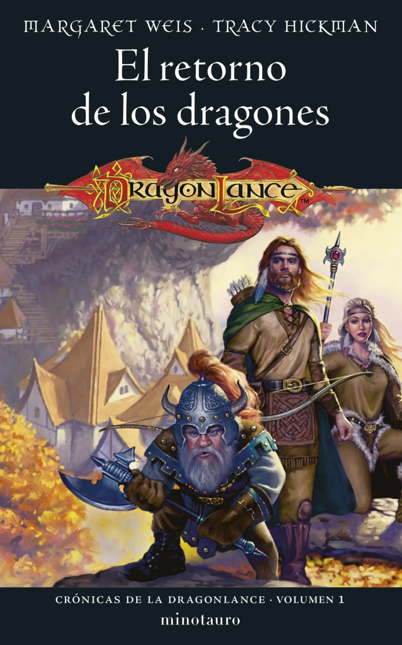 Portada: Crónicas de la Dragonlance nº 01/03 El retorno de los dragones