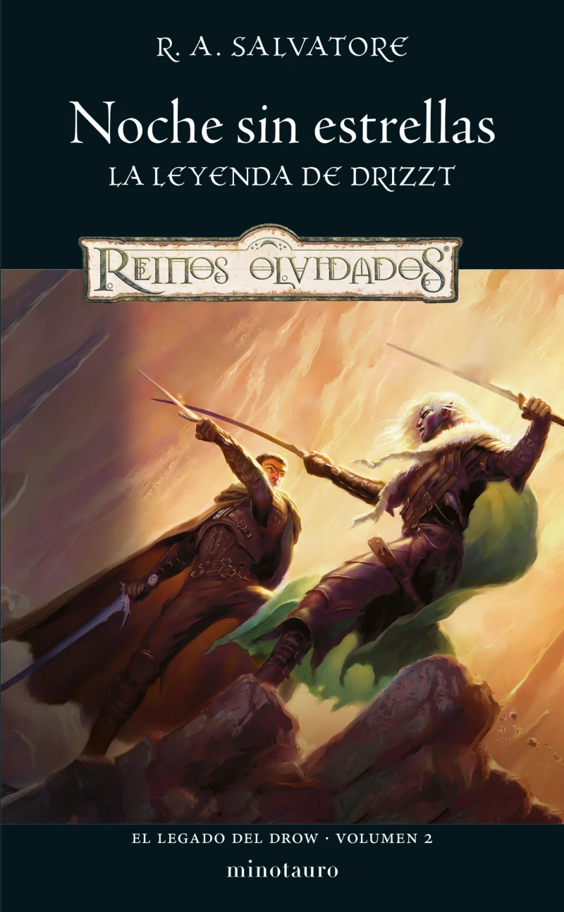 Portada: El Legado del drow nº 02/04 Noche sin estrellas