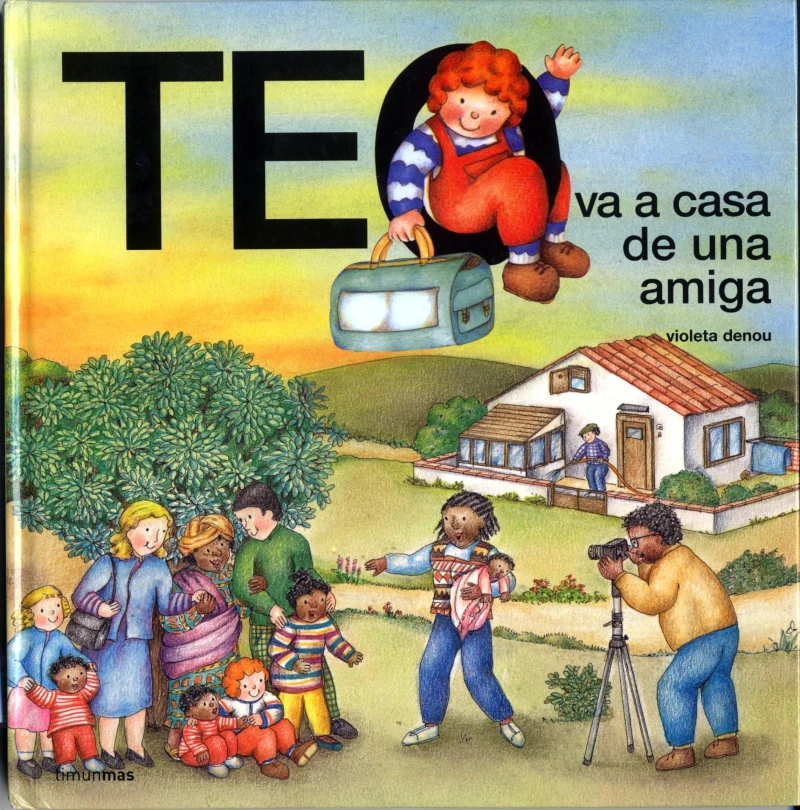Portada: Teo va a casa de una amiga