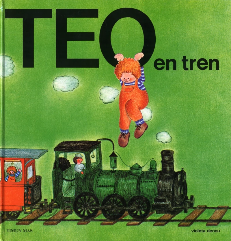 Portada: Teo en tren (Edición de 1977)