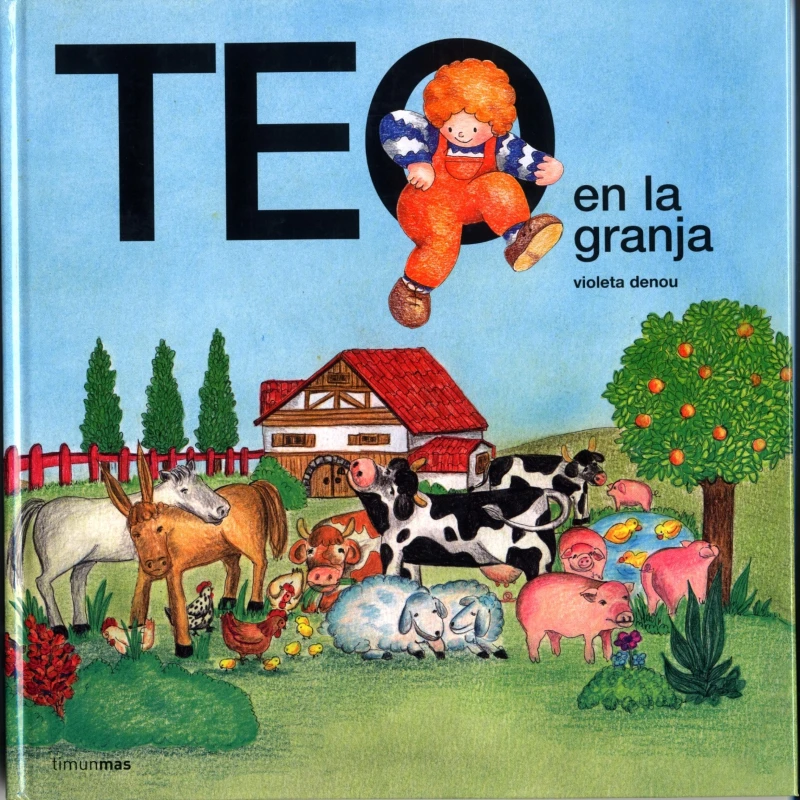 Portada: Teo en la granja (Edición de 1978)