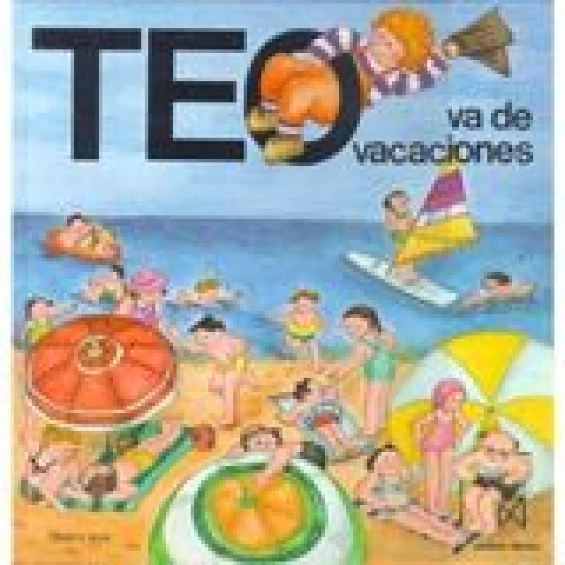 Portada: Teo va de vacaciones (Edición de 1992)