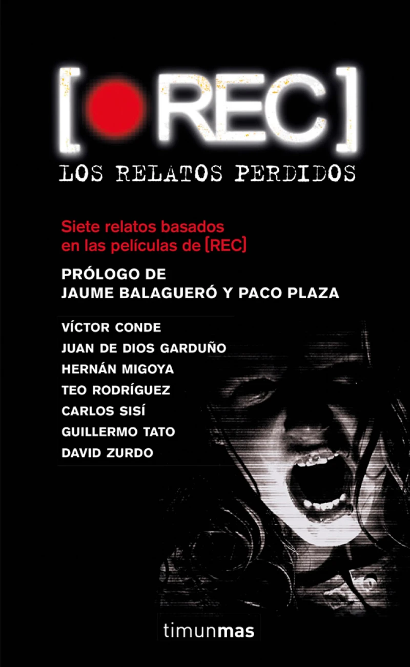 Portada: REC. Los relatos perdidos