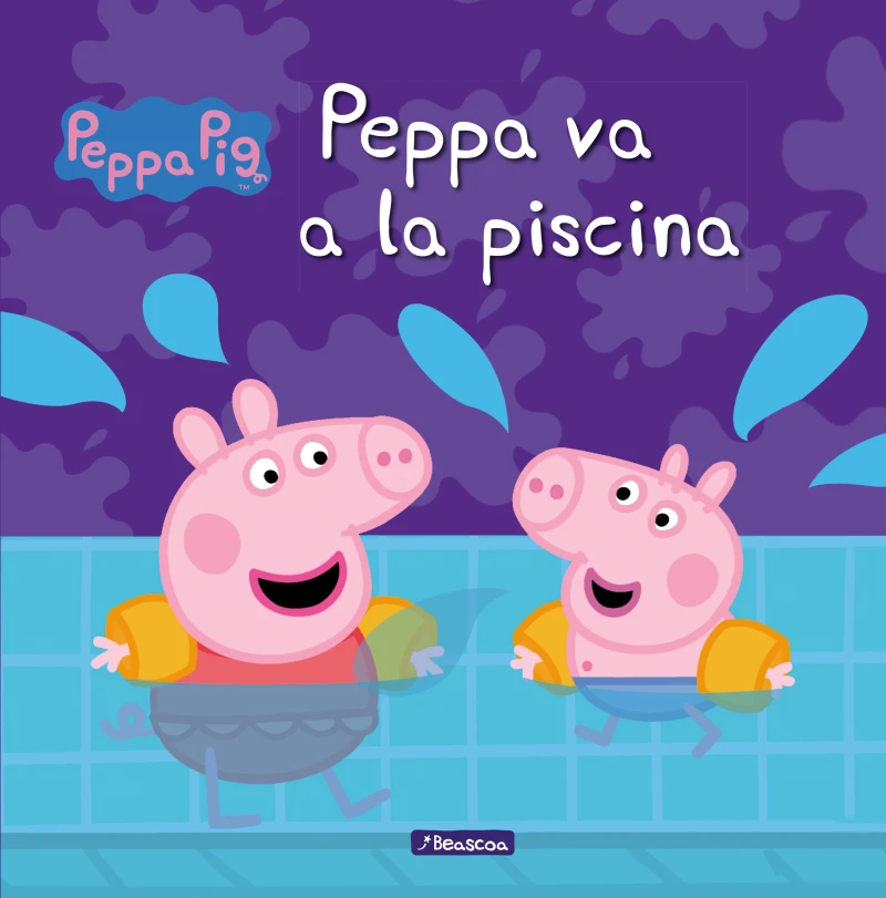 Portada: Peppa Pig. Un cuento - Peppa va a la piscina