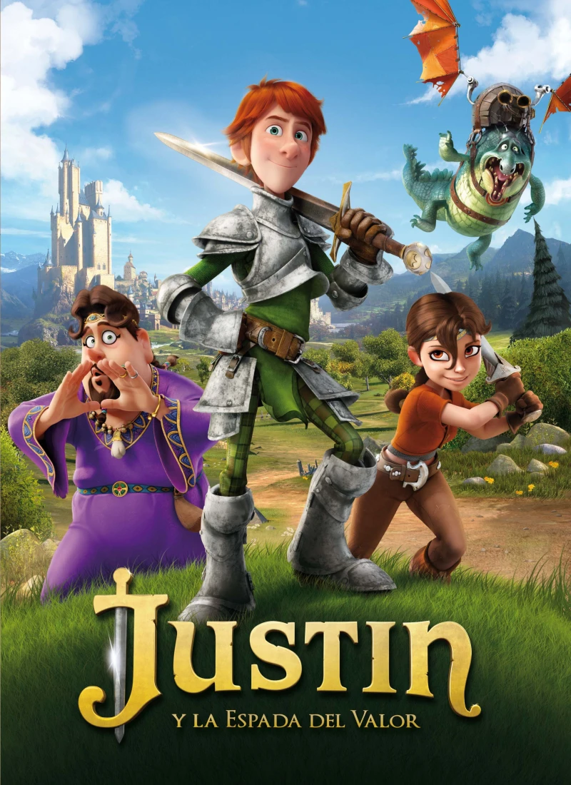 Portada: El libro de la película (Justin y la espada del valor)