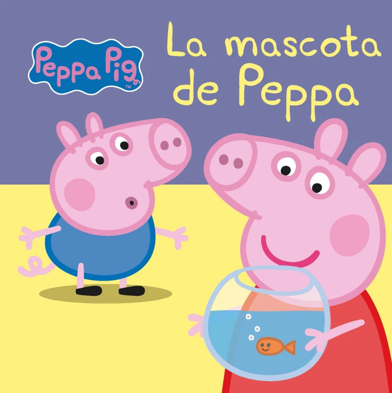 Portada: Peppa Pig. Libro de cartón - La mascota de Peppa