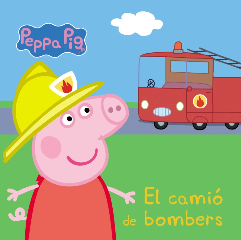 Portada: Peppa Pig. Llibre de cartró - El camió de bombers