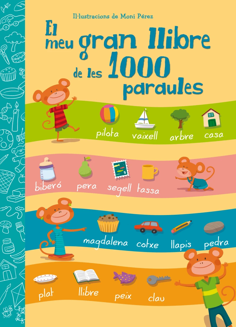 Portada: El meu gran llibre de les 1000 paraules