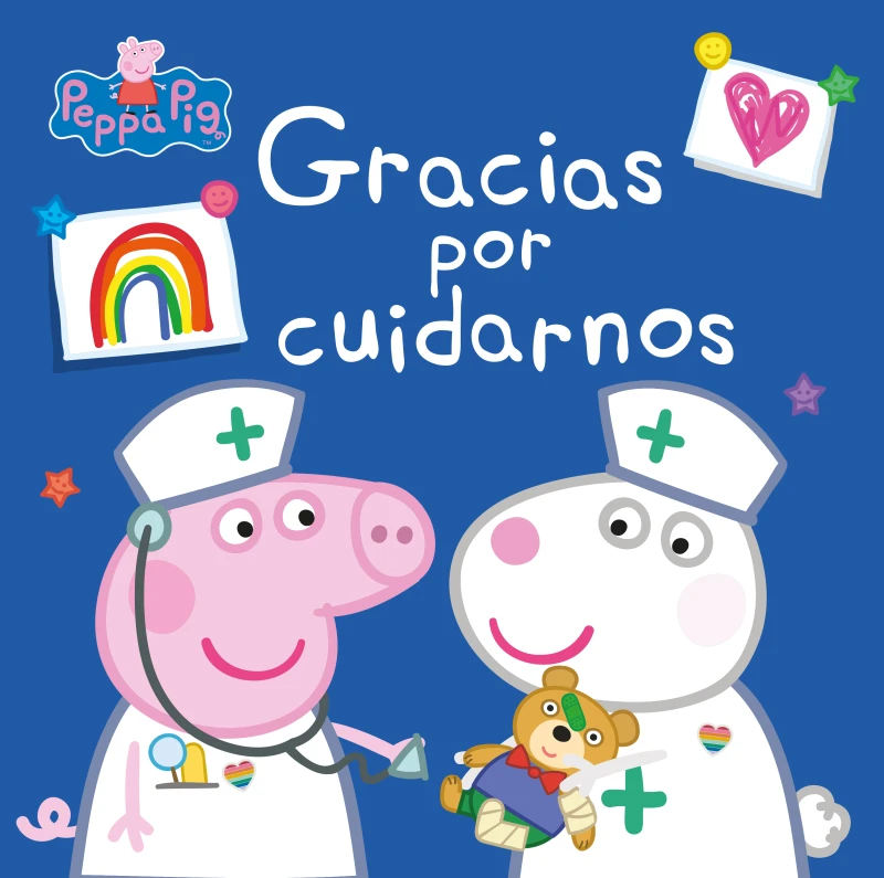 Portada: Peppa Pig. Un cuento - Gracias por cuidarnos