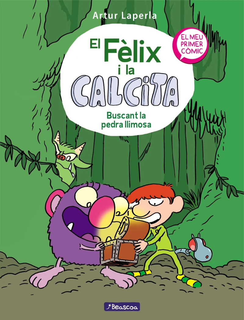 Portada: Buscant la pedra llimosa (El Fèlix i la Calcita 3)