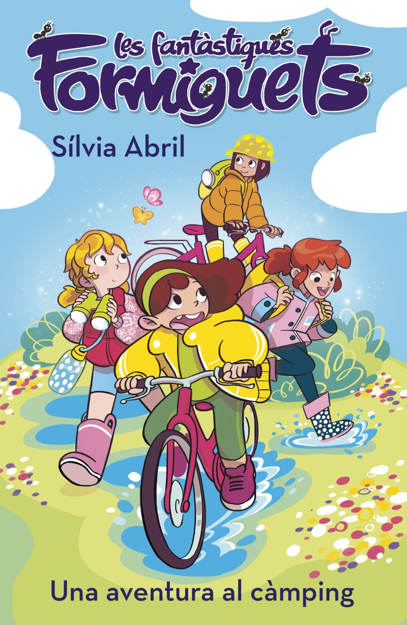 Portada: Una aventura al càmping (Les Fantàstiques Formiguets 4)