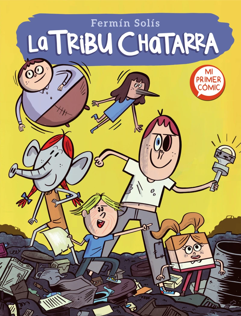Portada del tomo 1: La tribu chatarra