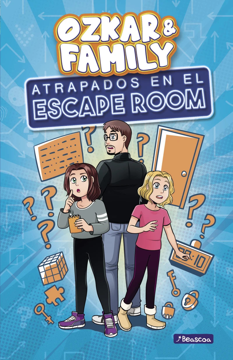 Portada: Atrapadas en el Escape Room (Ozkar & Family 1)