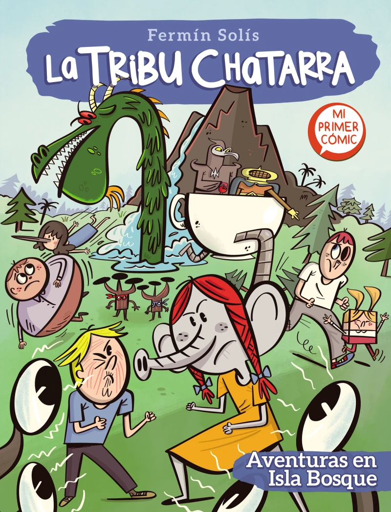 Portada: Aventuras en Isla bosque (La tribu chatarra 2)