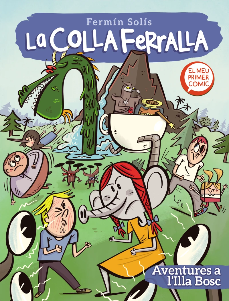 Portada: Aventures a l'Illa Bosc (La colla ferralla 2)
