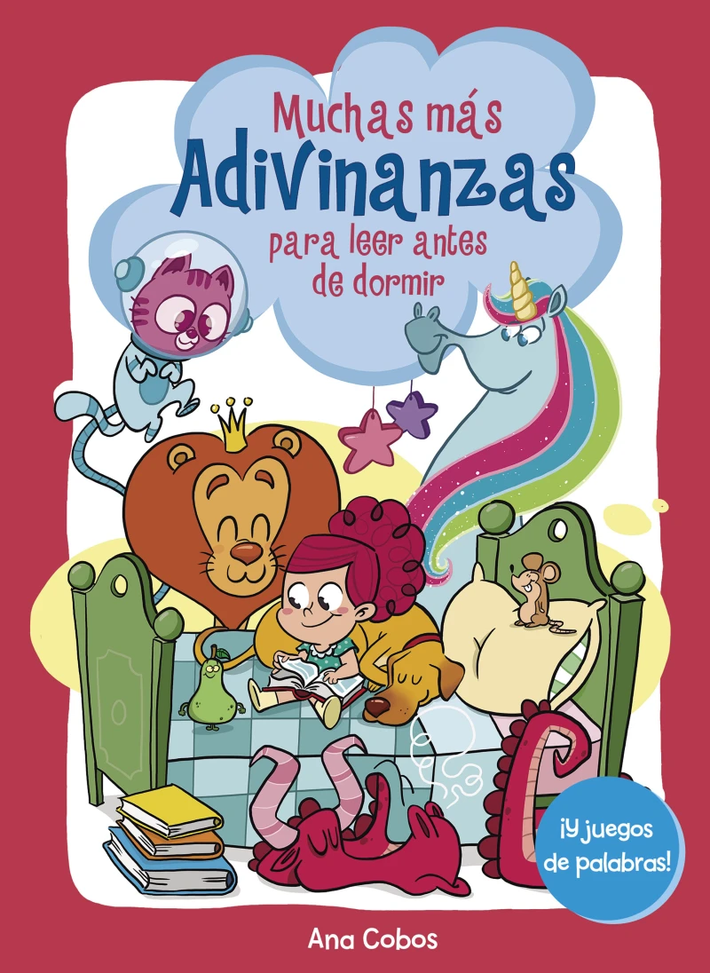 Portada: Muchas más adivinanzas para leer antes de dormir (¡y juegos de palabras!)