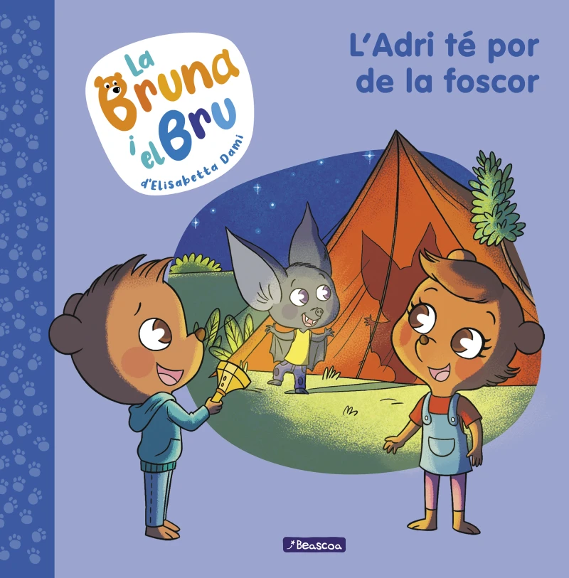 Portada: La Bruna i el Bru 1 - L'Adri té por de la foscor