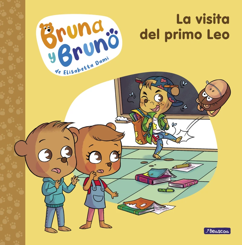 Portada: Bruna y Bruno 3 - La visita del primo Leo