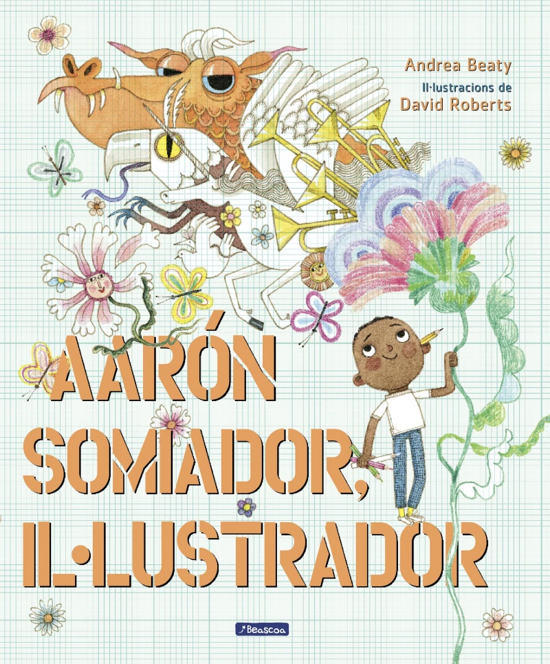 Portada: Aaron somiador, il.lustrador (Els Preguntaires)