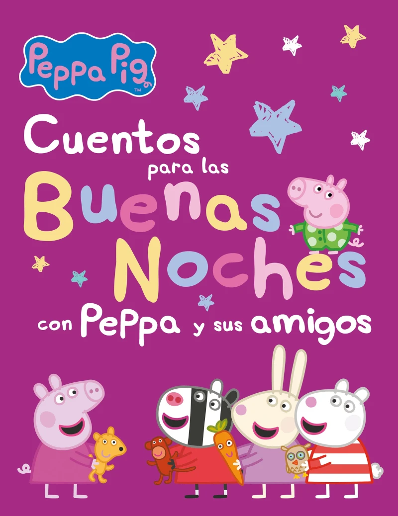 Portada: Peppa Pig. Recopilatorio de cuentos - Cuentos para las buenas noches con Peppa y sus amigos