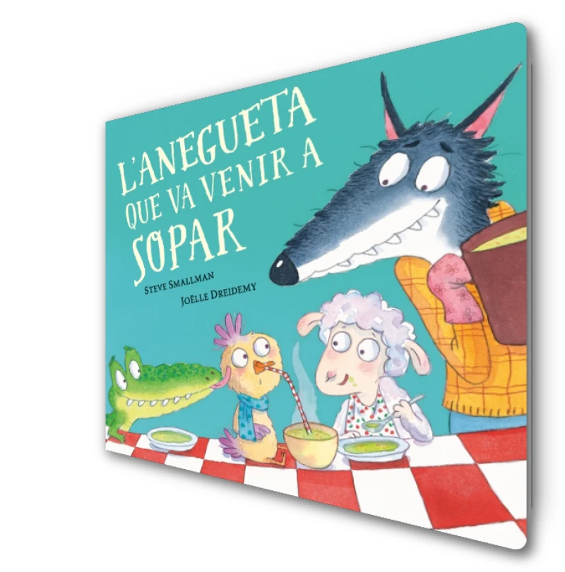 Portada: L'anegueta que va venir a sopar (L'ovelleta que va venir a sopar)