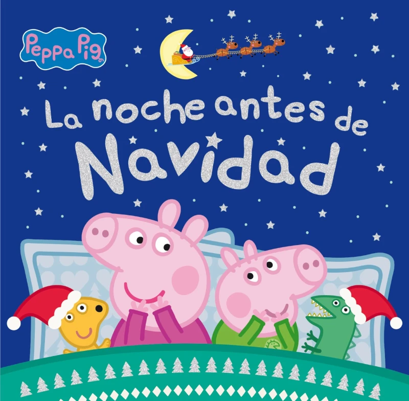 Portada: Peppa Pig. Un cuento - La noche antes de Navidad